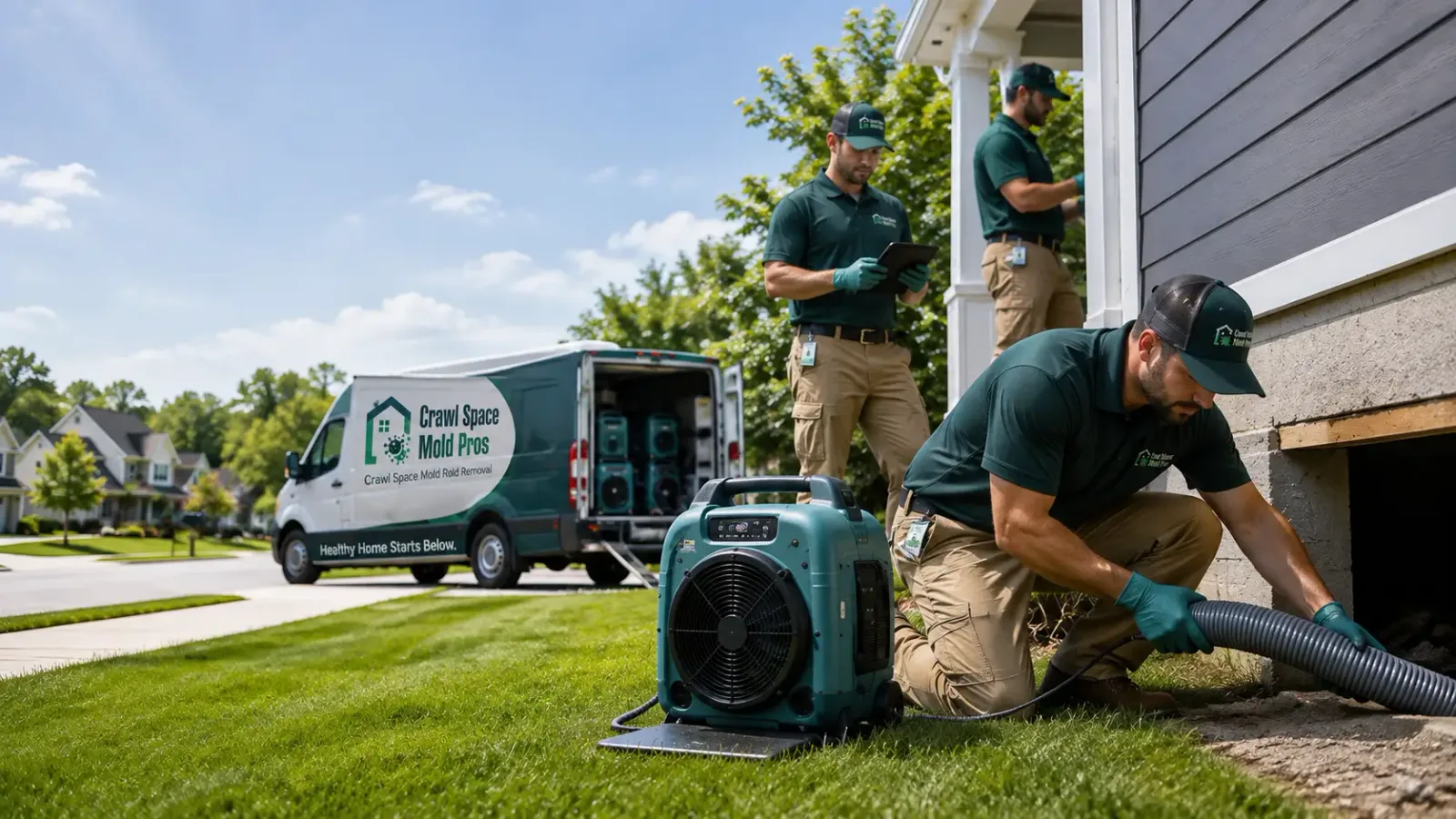 Crawl Space Mold Removal in Meridian, OK